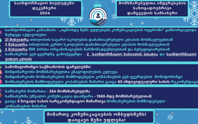 საინფორმაციო ბიულეტენი – დეკემბერი, 2024 წელი